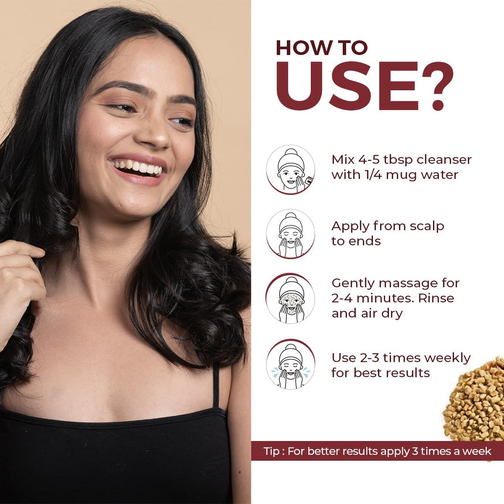 The Tribe Concepts Organic Hair Cleanser water-mix demonstration for easy preparation