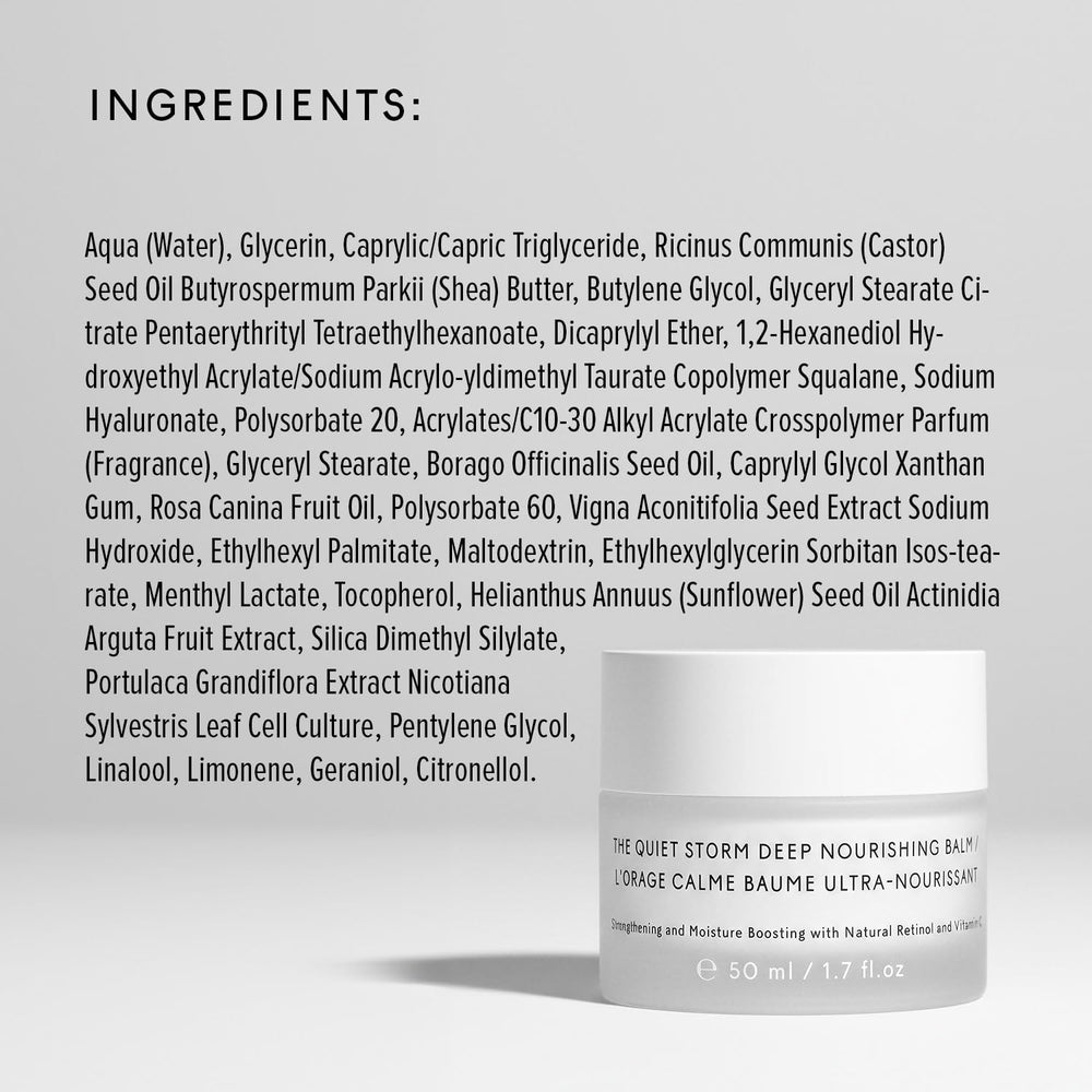 The Untamed Quiet Storm shea butter ingredient illustrating barrier-supporting nourishment.