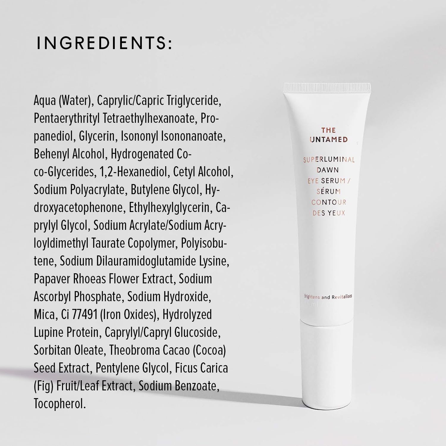 Under-eye application shows refreshed look and smooth finish.