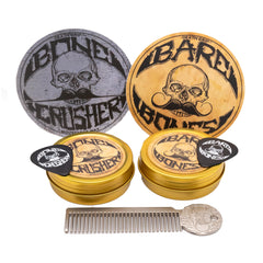 The Vintage Grooming Co Bone Crusher wax jar with extra strong hold for bold styling.