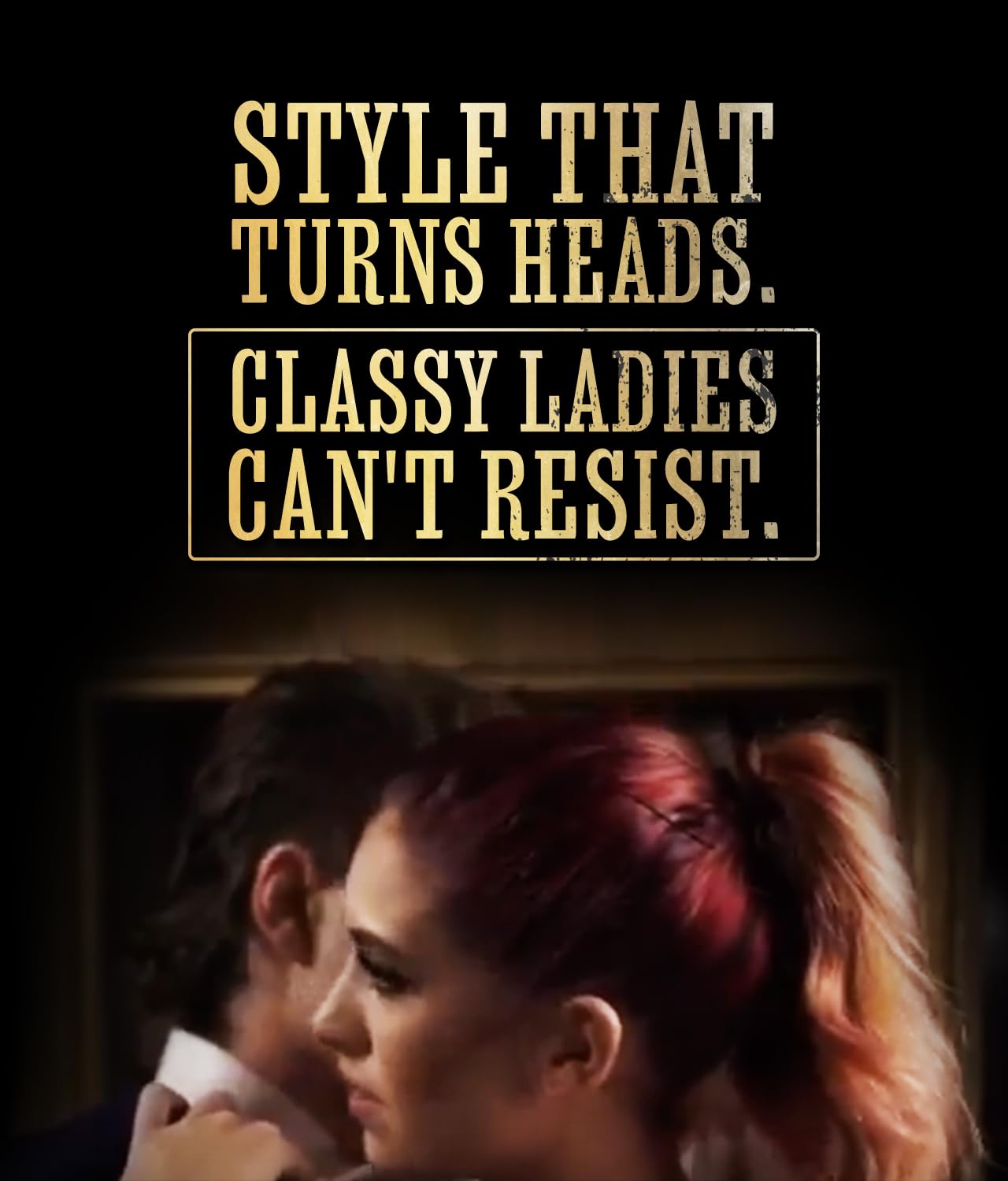 Applying Death Grip pomade for a stylish slick-back or pompadour.
