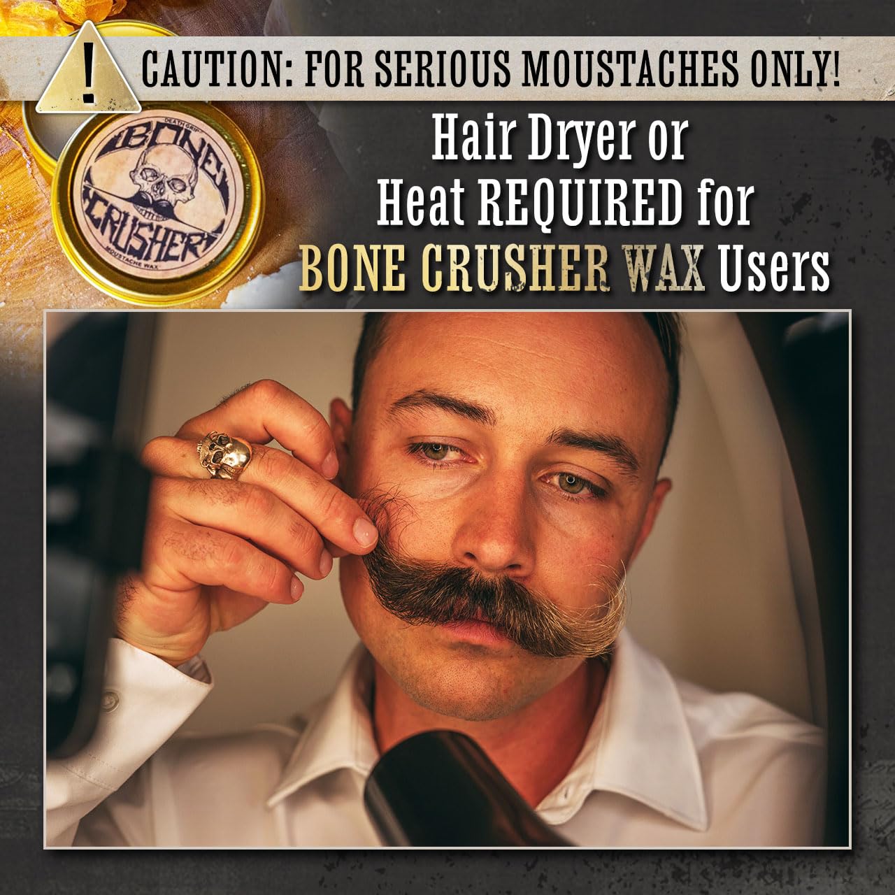 The Vintage Grooming Co woodsy aroma close up invites a classic outdoorsy feel.