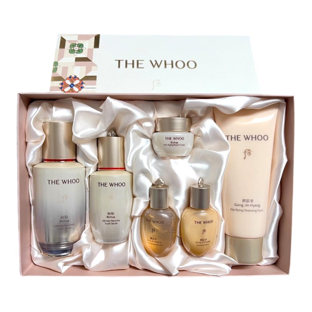 THE WHOO Bichup Ultimate Recovery Youth Serum 20ml travel pack for on-the-go revitalization.