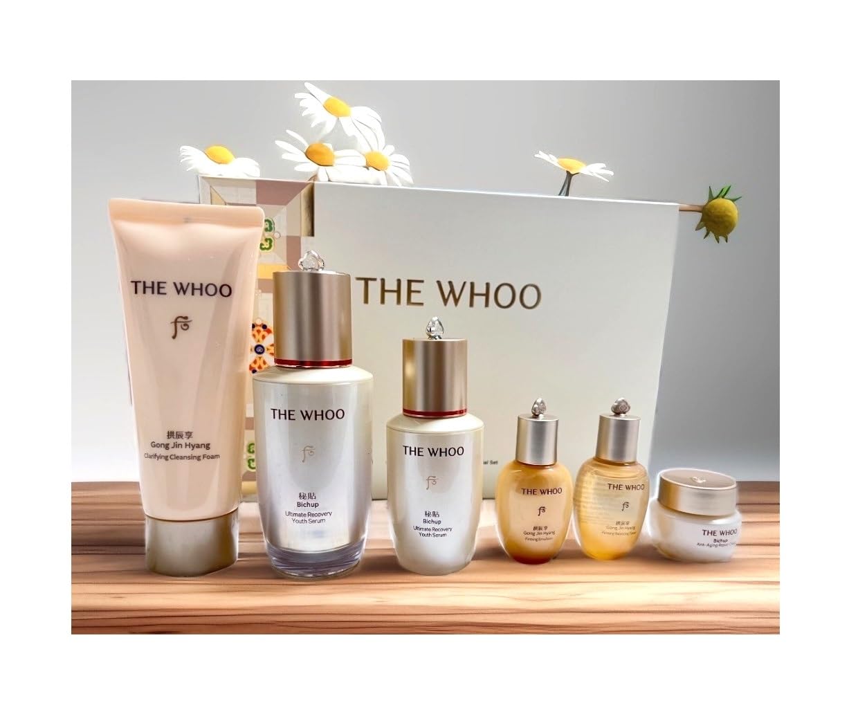 THE WHOO Bichup Ultimate Recovery Youth Serum 50ml bottle with barrier-supporting formula.