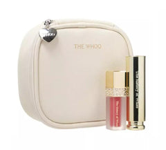 THE WHOO Velvet Lip Rouge No18 Rose Pink close-up with rich pigment.