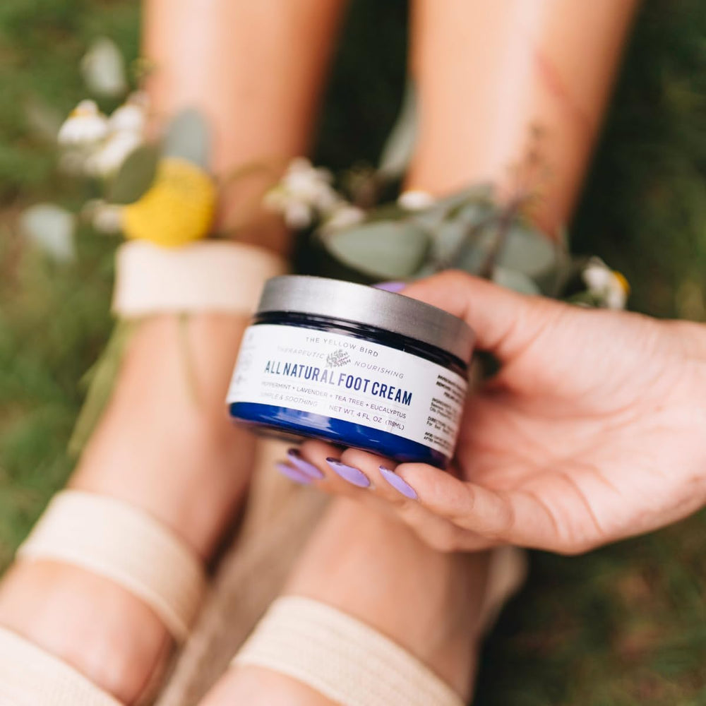 The Yellow Bird softened-heels-after-use suggests smoother skin with regular use.