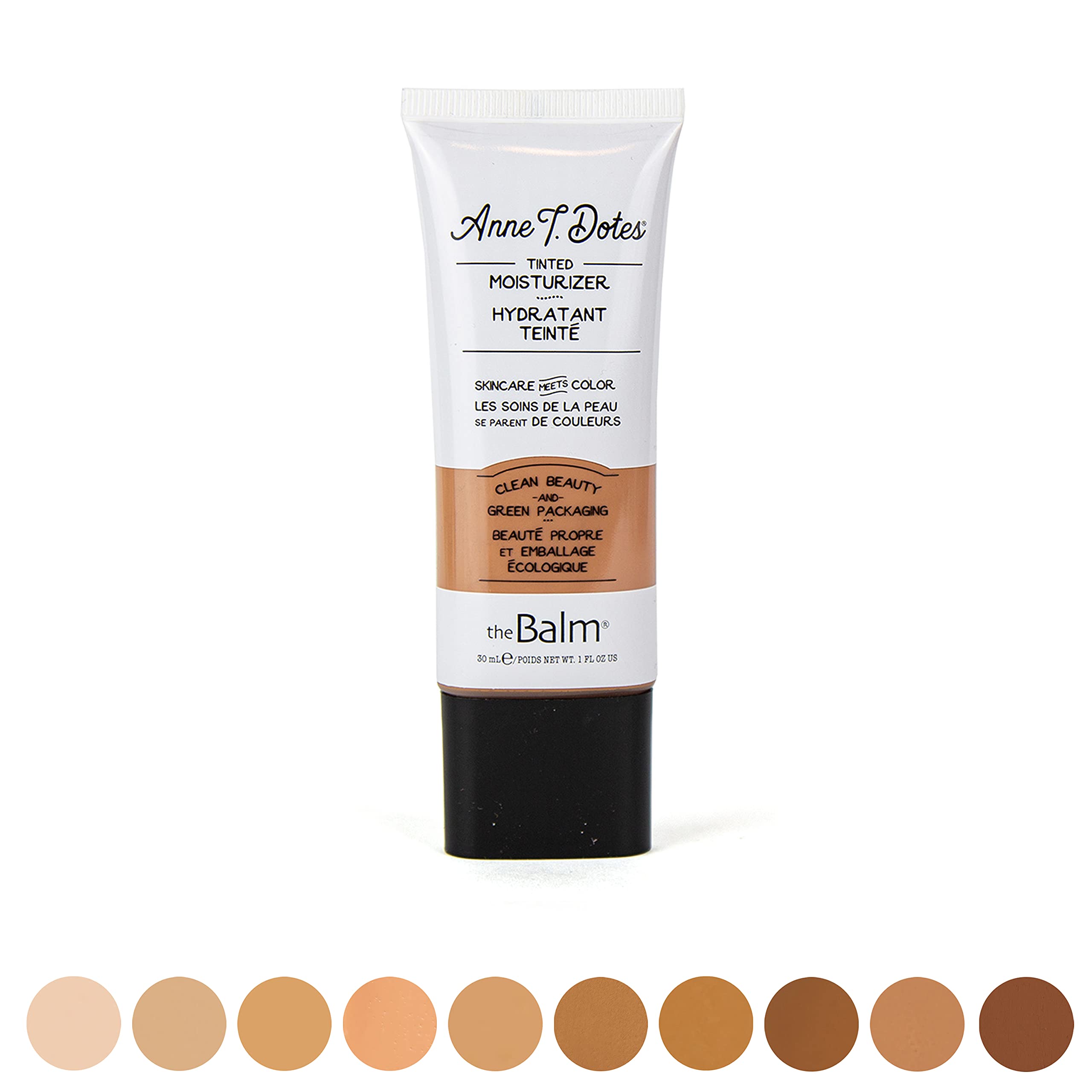 theBalm Anne T. Dotes Deep packaging with recycled tube, sustainable luxury