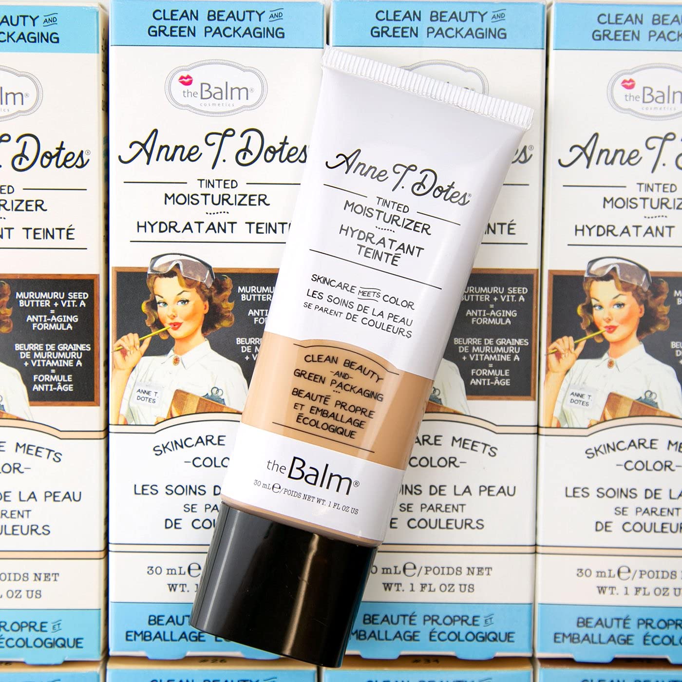 thebalm Anne T. Dotes applied for dewy, balanced skin tone.