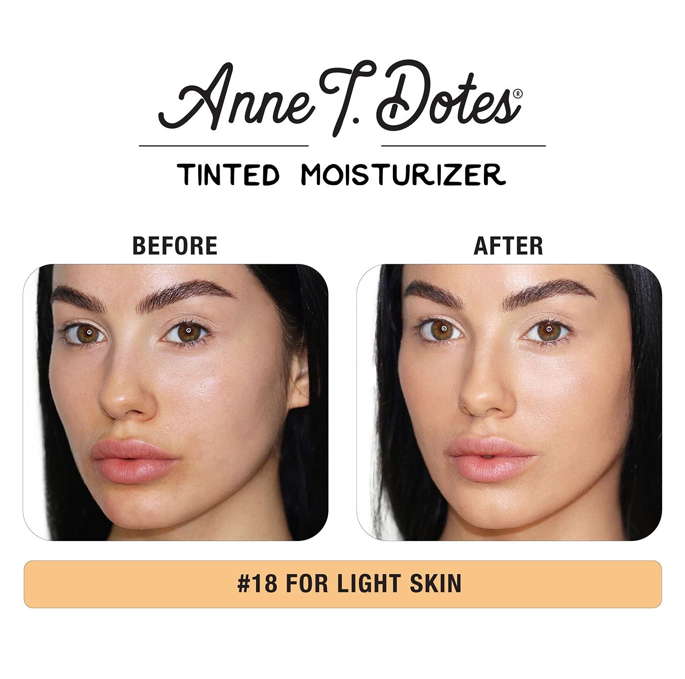theBalm Anne T. Dotes tinted moisturizer texture swirl showing creamy blendability