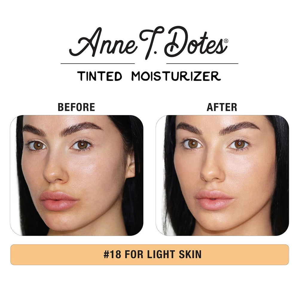 theBalm Anne T. Dotes tinted moisturizer texture swirl showing creamy blendability