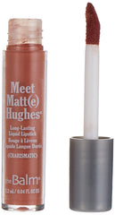 The six swatches from theBalm Meet Matt(e) Hughes mini kit display matte shades.