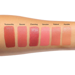 theBalm Meet Matt(e) Hughes nude mini lipsticks deliver long-lasting matte finish in a travel-friendly kit.
