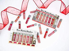 theBalm Meet Matt(e) Hughes Vol 12 mini lipstick tubes in a travel-friendly layout