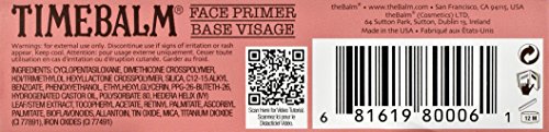 theBalm TimeBalm Face Primer vitamin-rich formula closeup with vitamins A, C, and E