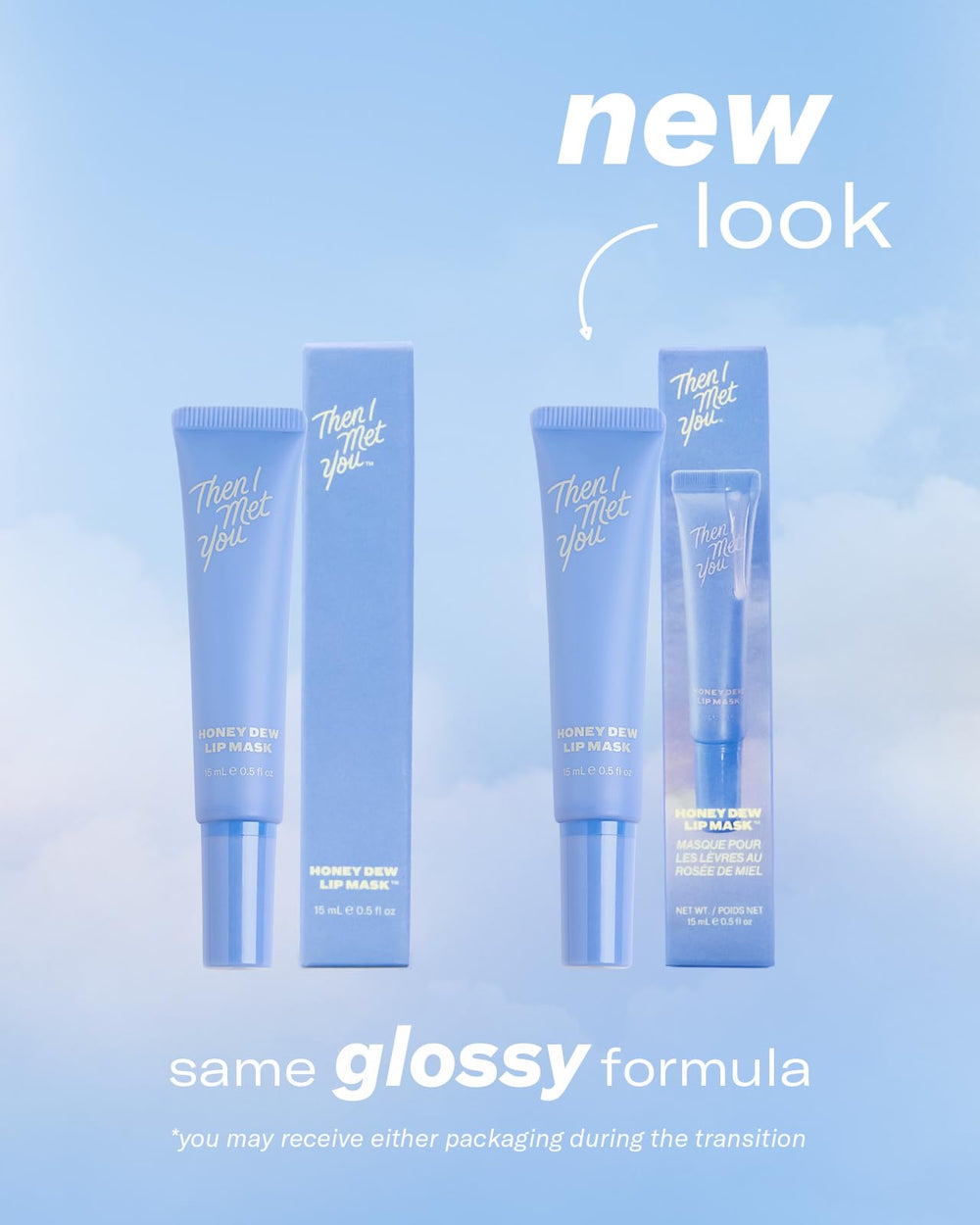 Then I Met You Honey Dew Lip Mask silicone-tip application for hygienic, contactless use.