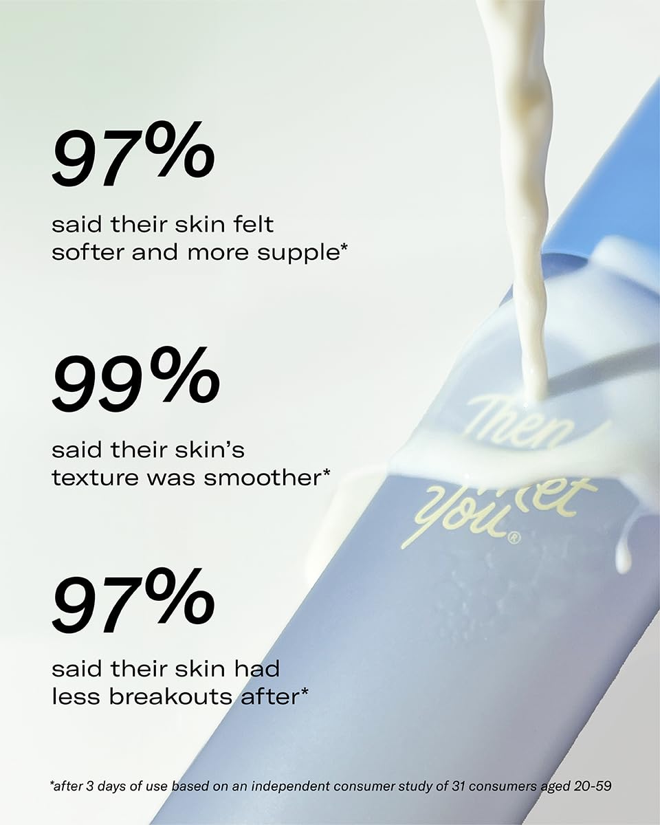 Then I Met You marshmallow root infusion image conveys soothing, balanced skin.