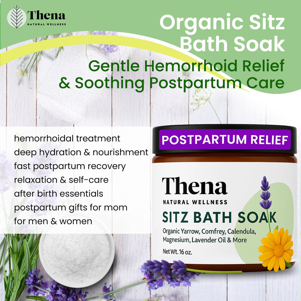 THENA Natural Wellness calendula comfrey yarrow botanicals for gentle recovery
