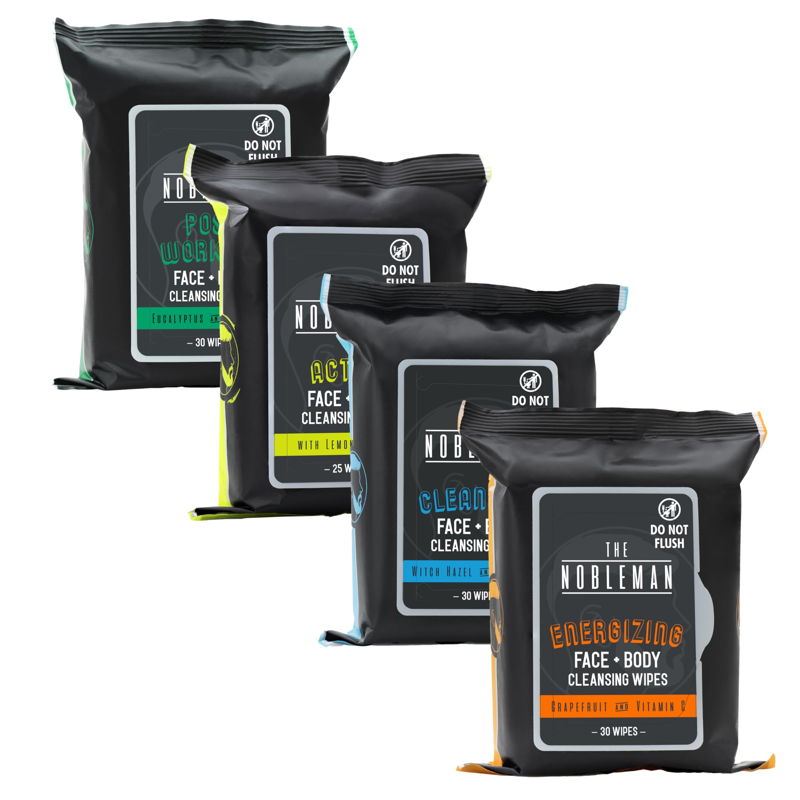 The Nobleman aloe wipes post workout scene showing refreshing cleanse