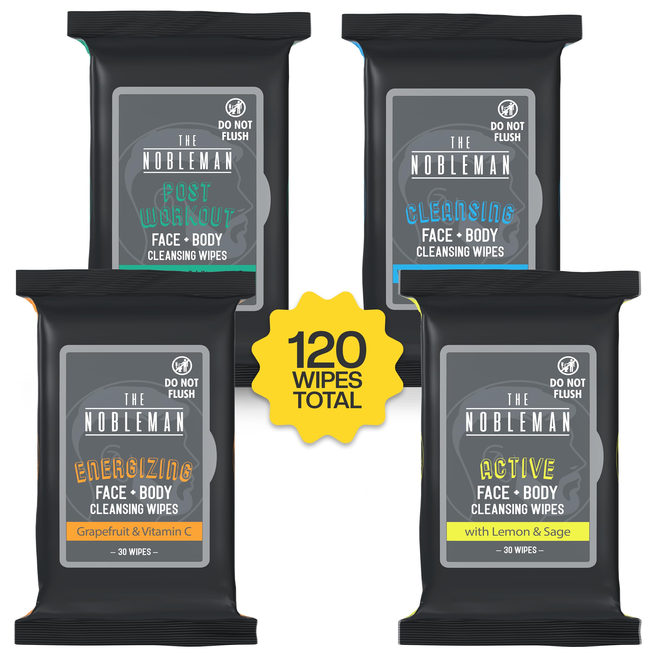The Nobleman witch hazel cucumber cleansing wipes closeup with soothing cleanse