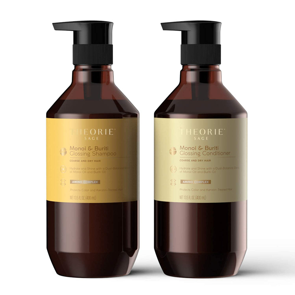 Theorie Monoi and Buriti ingredient close-up: buriti, monoi, grape-seed
