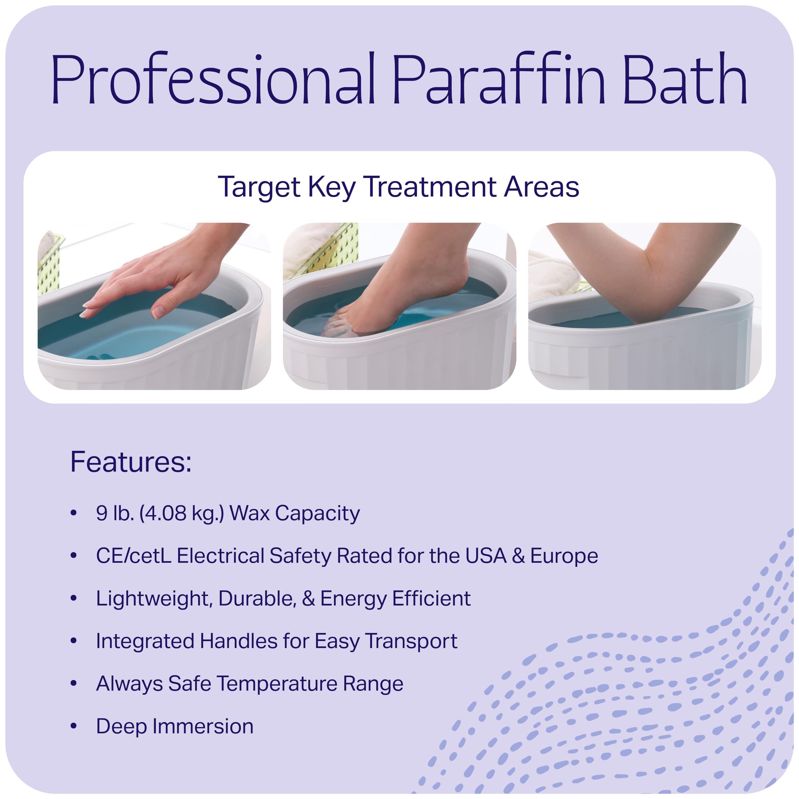 Therabath TB6 powder coated tank for longevity and easy cleaning