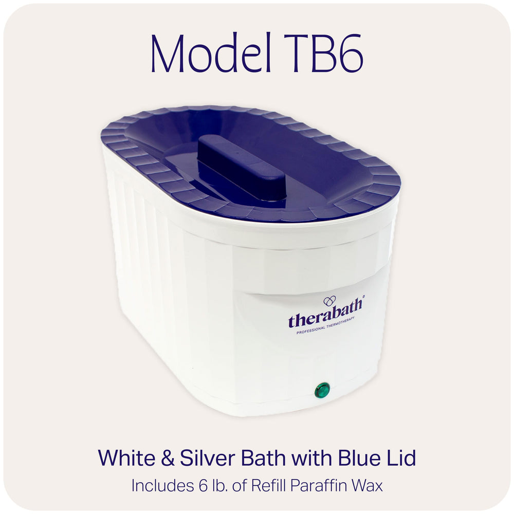 Therabath TB6 wax capacity 6 to 9 lb enables longer sessions