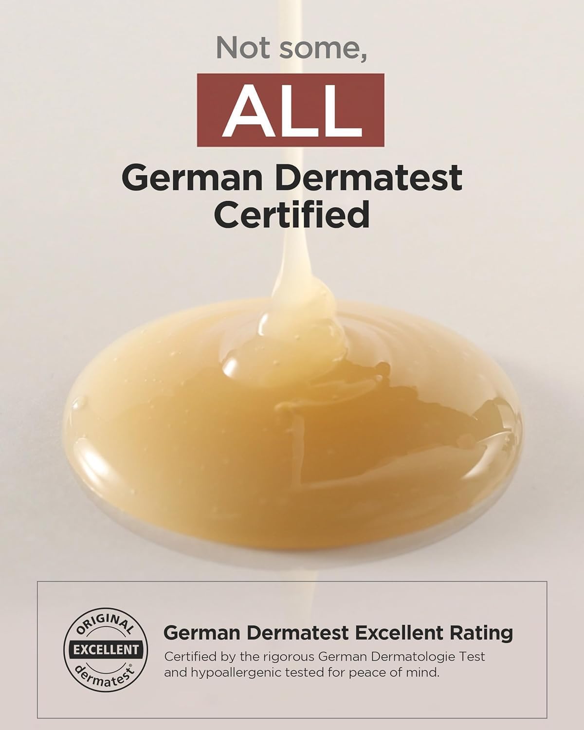 Dermatologist-tested badge on Theralogic Retinol Cream label