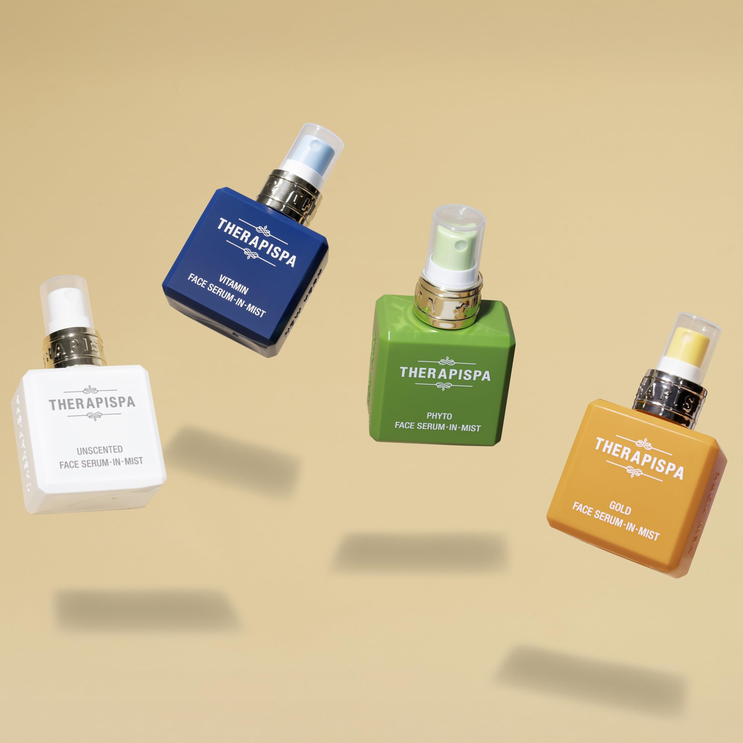 THERAPISPA Face Serum-In-Mist on-skin dewy finish after application.