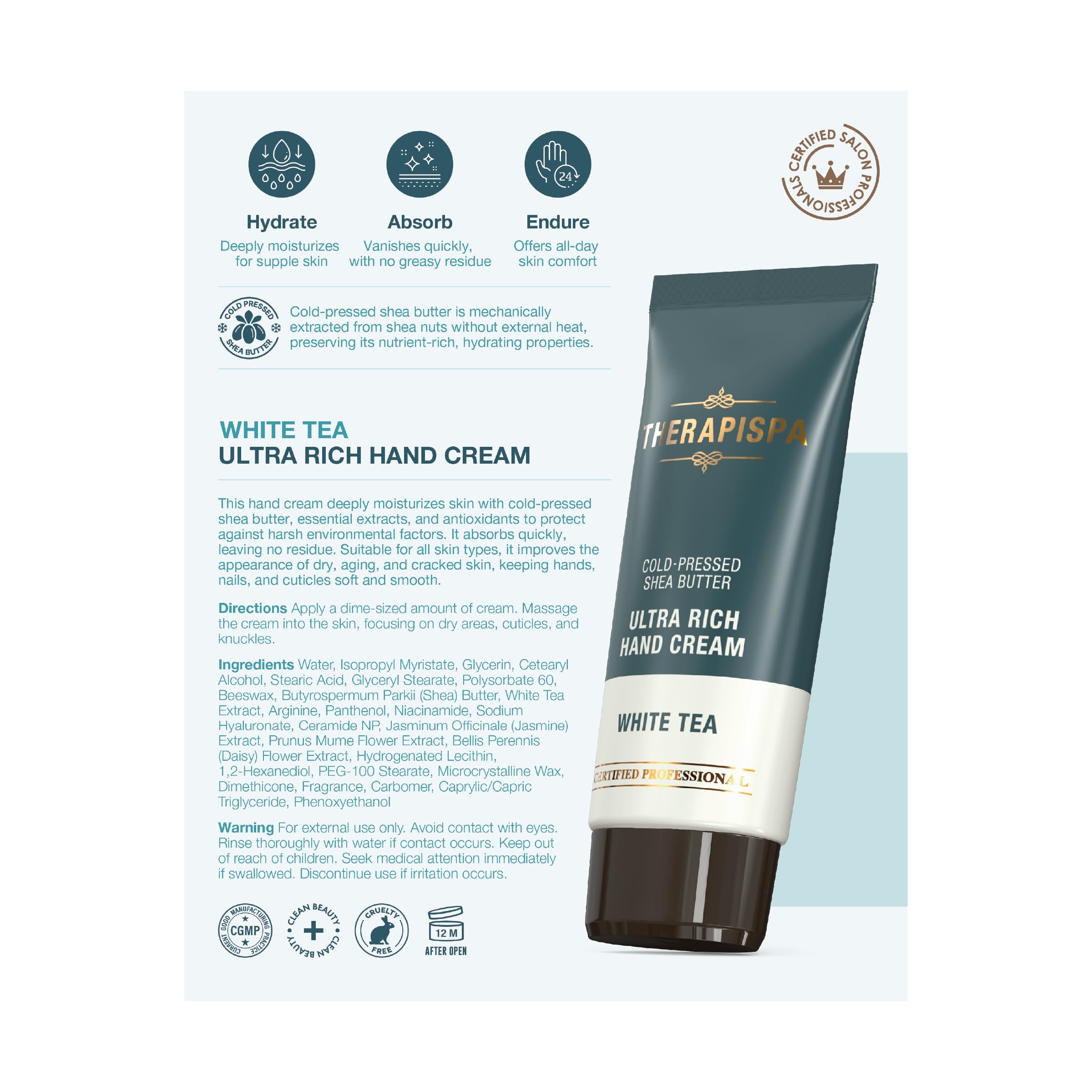 THERAPISPA packaging outer box displays premium branding and product details
