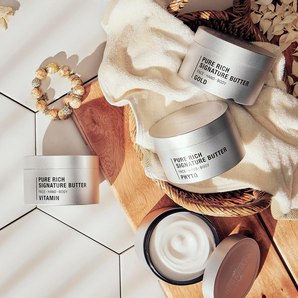 THERAPISPA thick-cream texture image showcases a richer alternative to lotion for dry patches