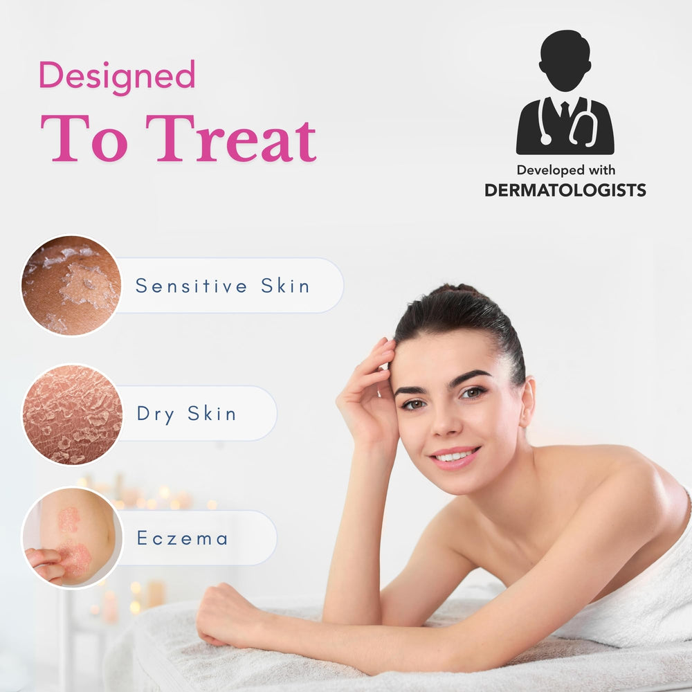 Theraplex Clear Lotion Spray on damp skin seals in moisture quickly