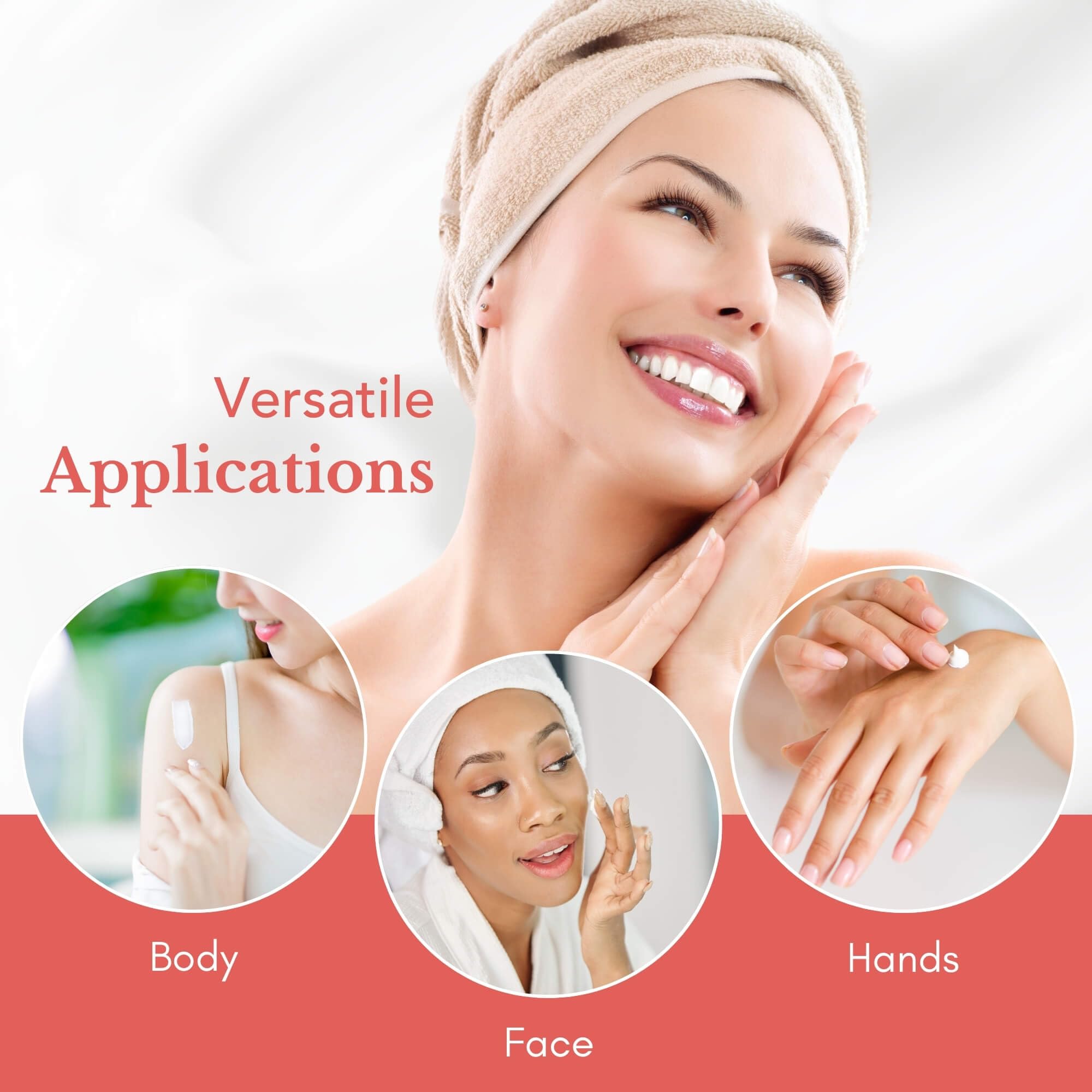 Theraplex Hydrolotion face use highlights gentle formula for sensitive skin.