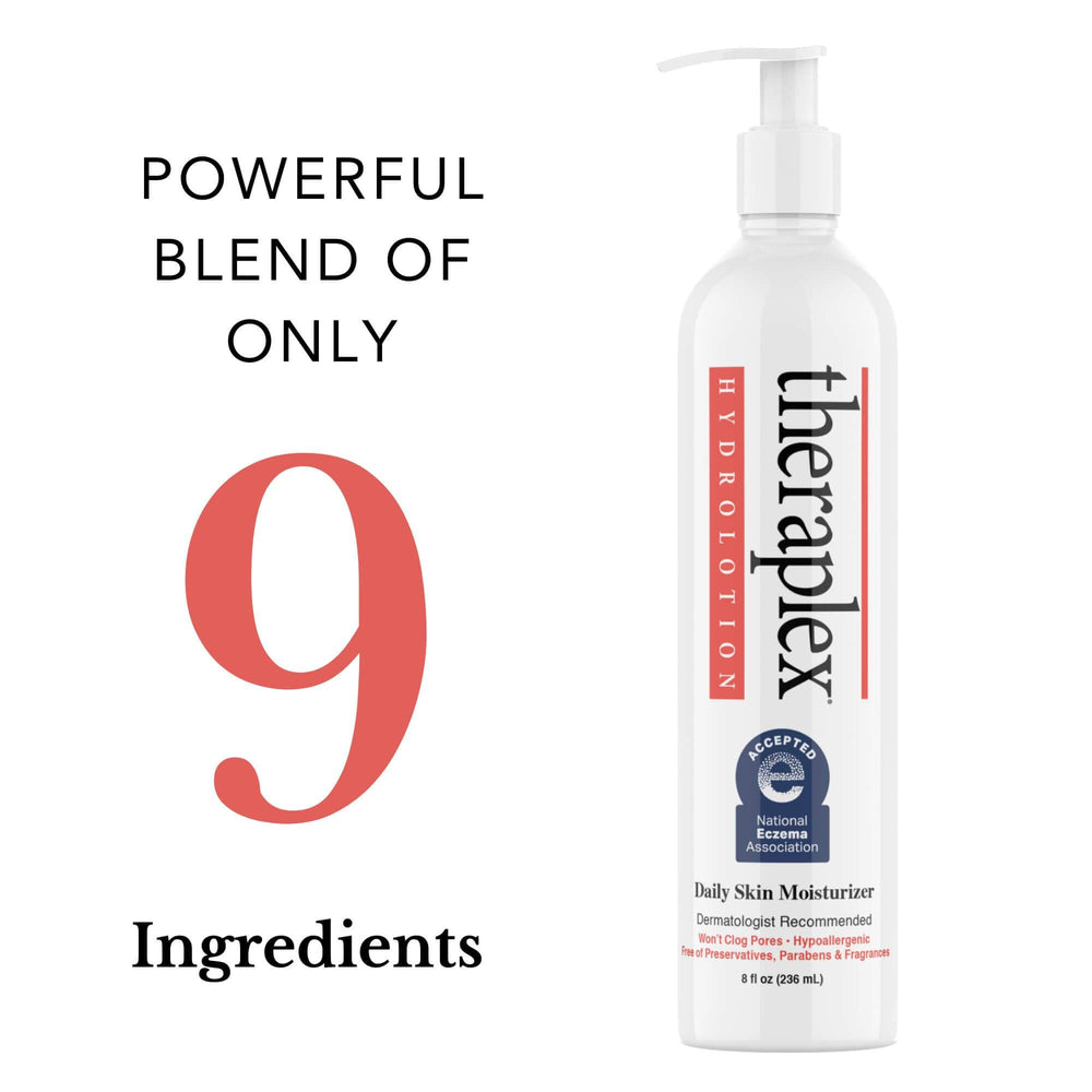 Theraplex Hydrolotion sensitive skin focus suits delicate skin types.