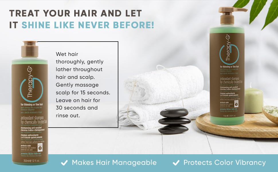 Thinning and fine hair benefit from added body with Therapy-G