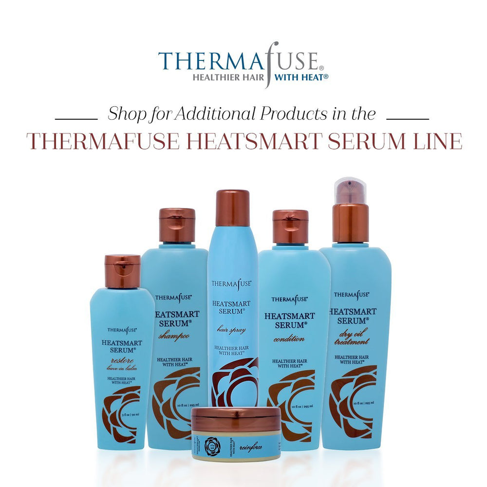 Thermafuse HeatSmart Serum Shampoo color-safe care for treated hair.