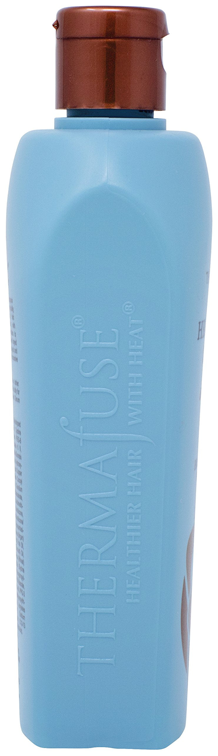 Thermafuse HeatSmart Serum Shampoo with argan and acai oils for nourishment.