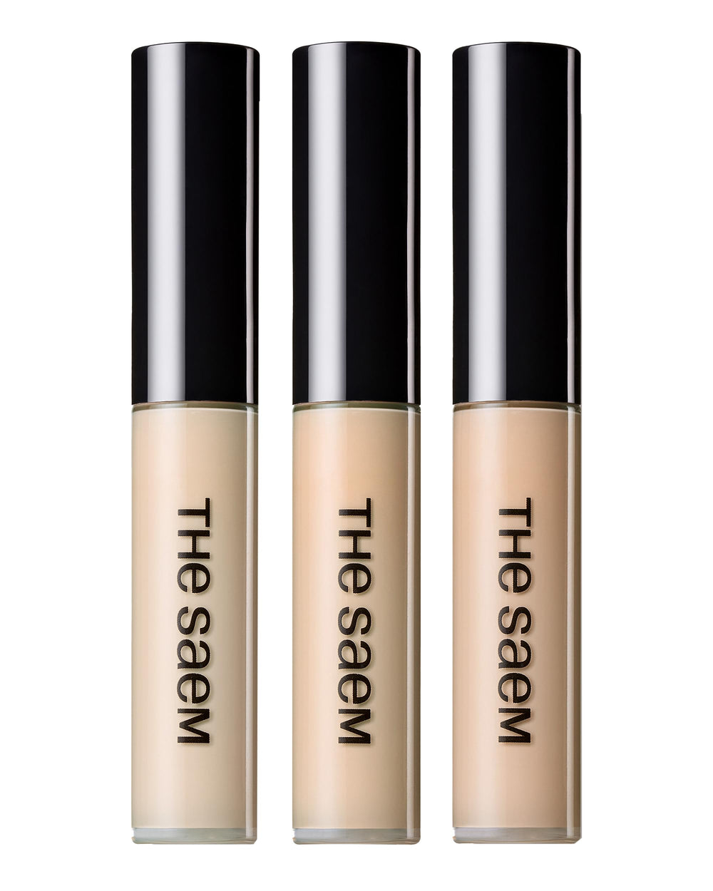 THESAEM Cover Perfection Concealer shade 1 Clear Beige swatch for blemish coverage.