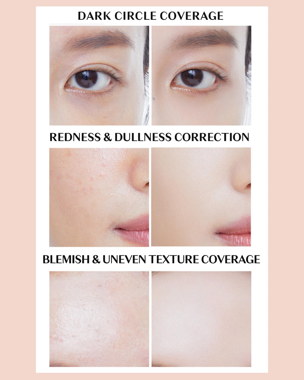 THESAEM dual brush set supports precise, buildable coverage.