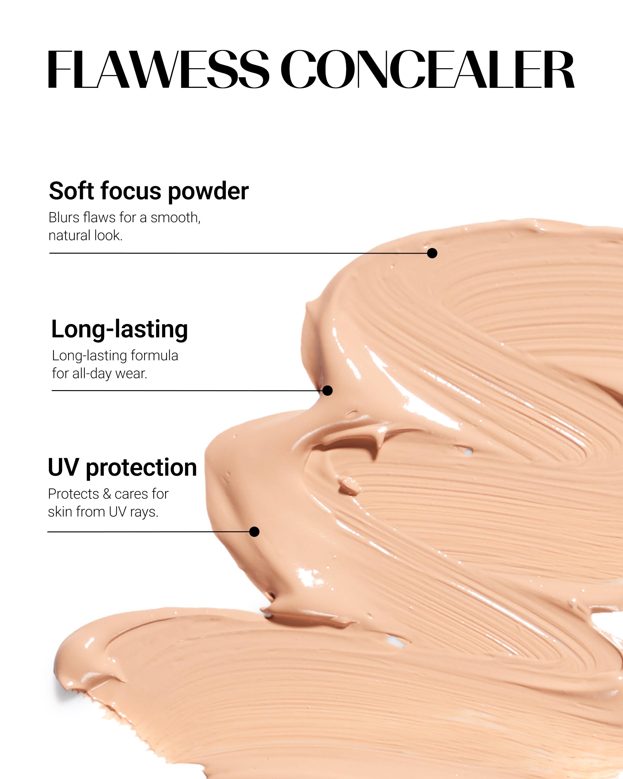 THESAEM High-adhesion formula delivers long-lasting, crease-free wear.