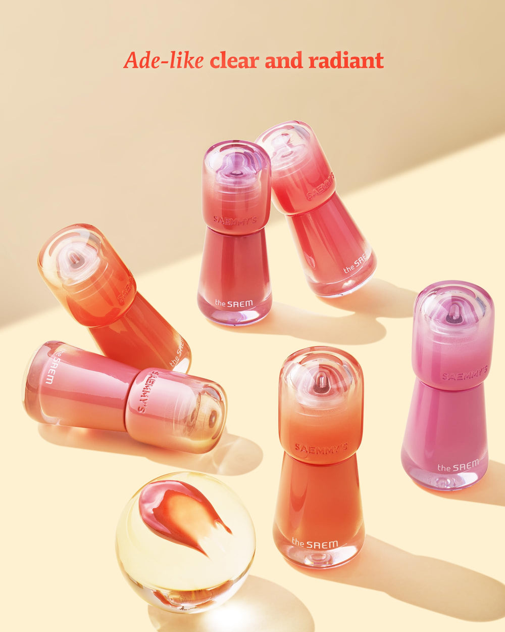 THESAEM Saemmy's Ade Shot Tint 02 Peach Oolong pairs with daily looks from office to evening.