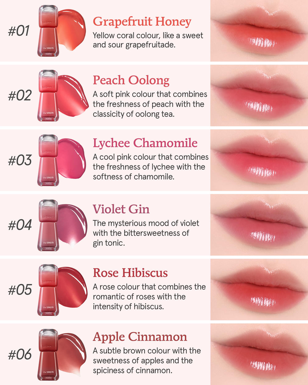 THESAEM Saemmy's Ade Shot Tint lightweight non-stick finish feels comfortable.
