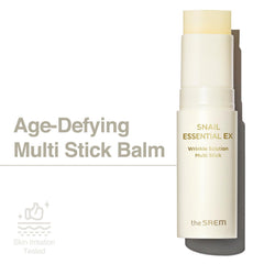 Close-up of THESAEM balm texture showing rich hydration.