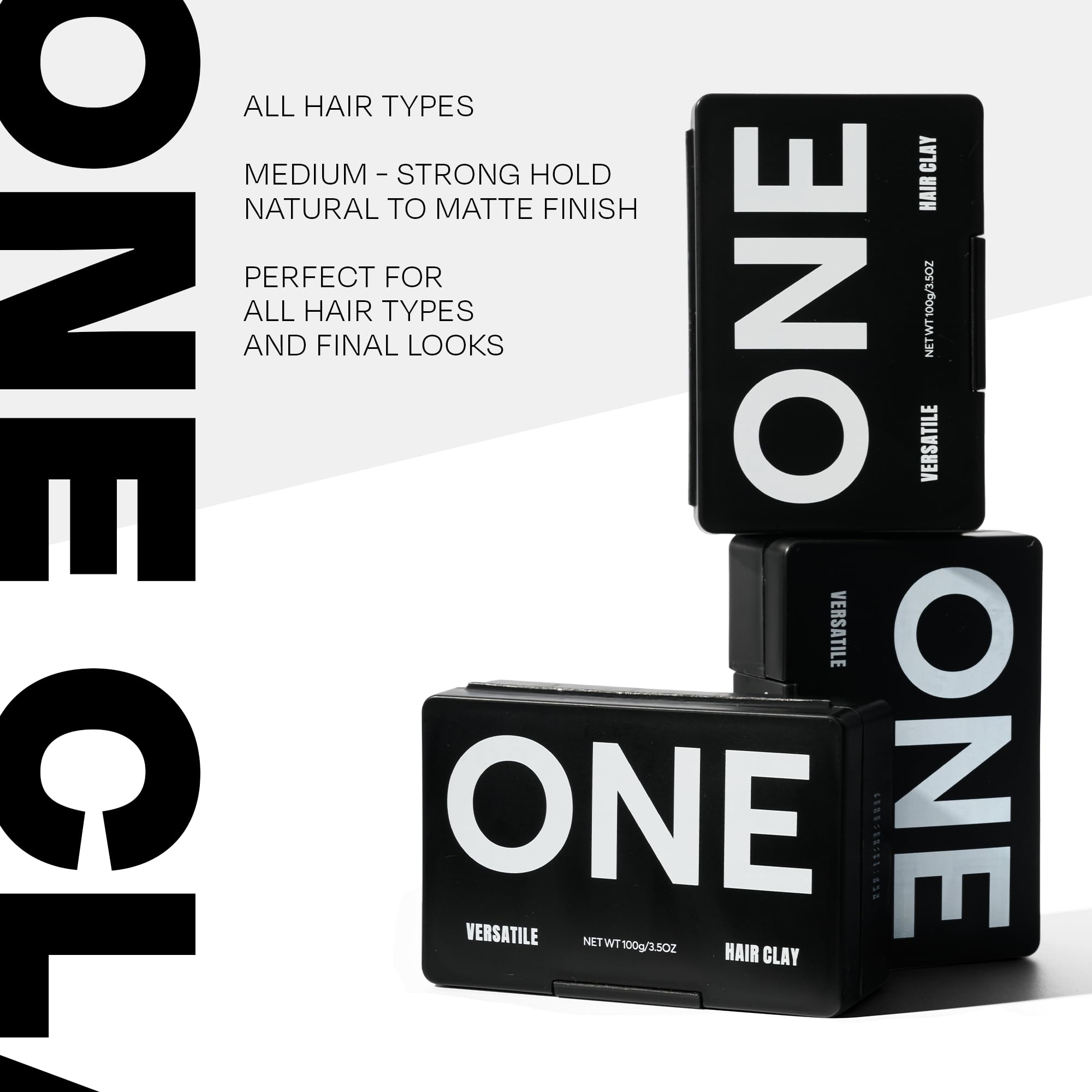 THESALONGUY ONE Hair Clay natural matte texture without stiffness.