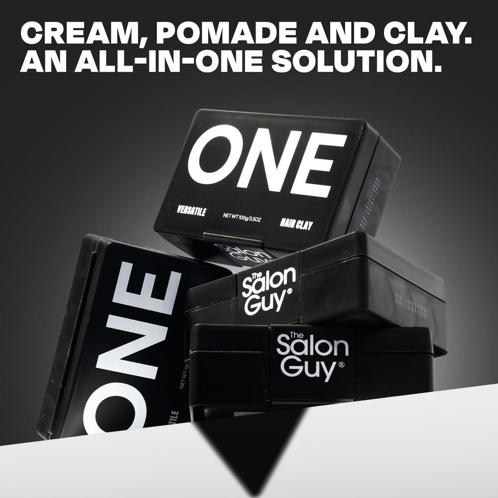 THESALONGUY ONE Hair Clay travel packaging enables convenient touch-ups.
