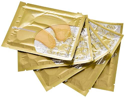 Theshiry eye mask on eye area delivering cooling hydration