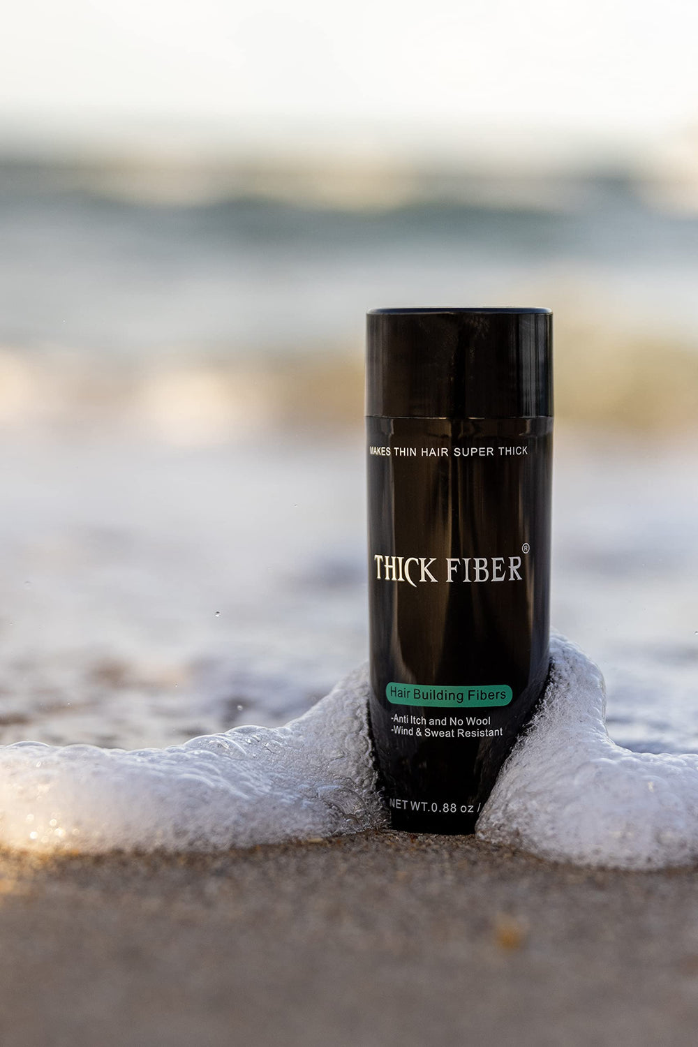 THICK FIBER 25g bottle with easy shake-and-apply design.