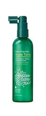 Thicker Fuller Hair green formula highlights quinoa and pea sprout ingredients.