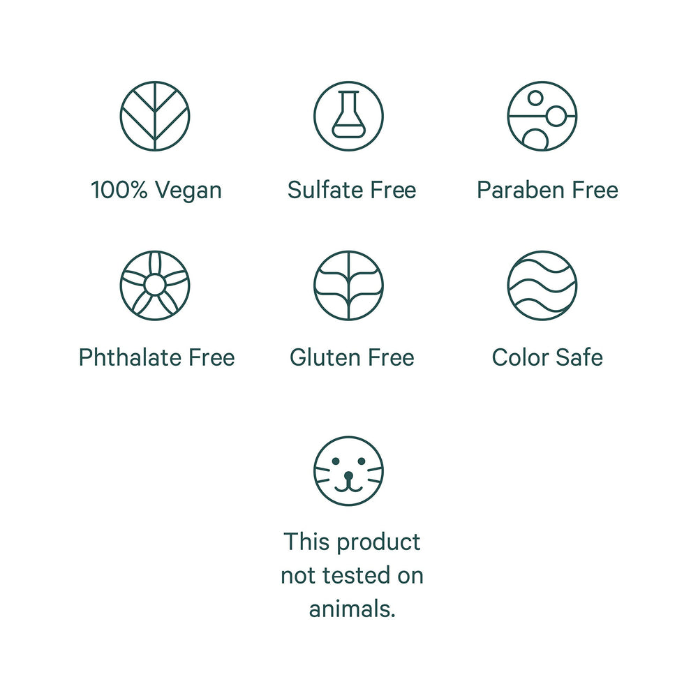 Thicker Fuller Hair label closeup highlighting easy product recognition.