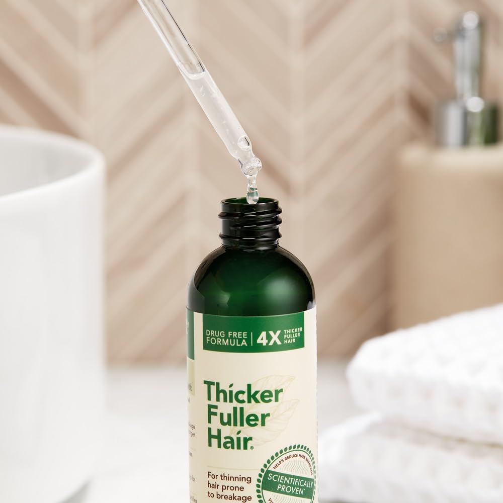 Thicker Fuller Hair Root Boost-dispense close-up highlights convenient application