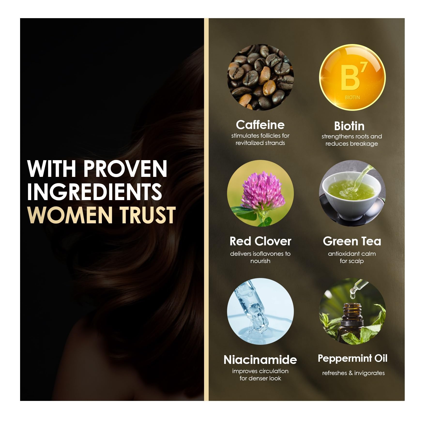 ThickTails shampoo on scalp care routine scene promoting balanced scalp